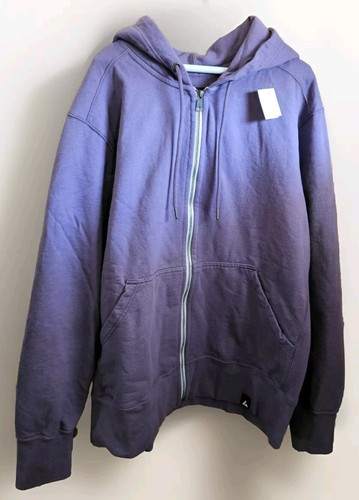 American Giant Men's Classic Full-Zip Heavyweight Hoodie Purple Size 2XL NWOT
