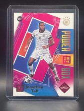 2021-22 Donruss Road To Qatar Jonathan Tah Press Proof Power in the Box Germany