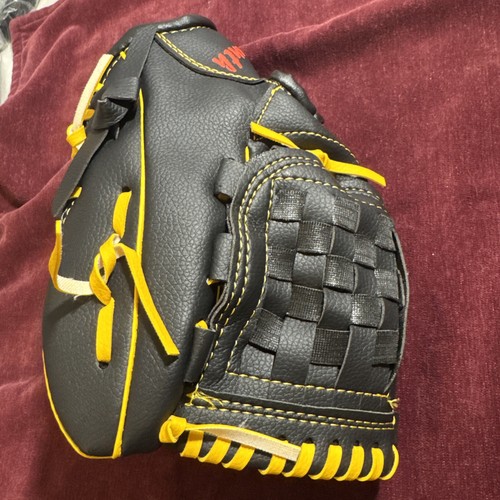 Kids 9” Youth Junior Baseball Softball Tball Glove Outfield Infield Ages 3-14 - Picture 3 of 3