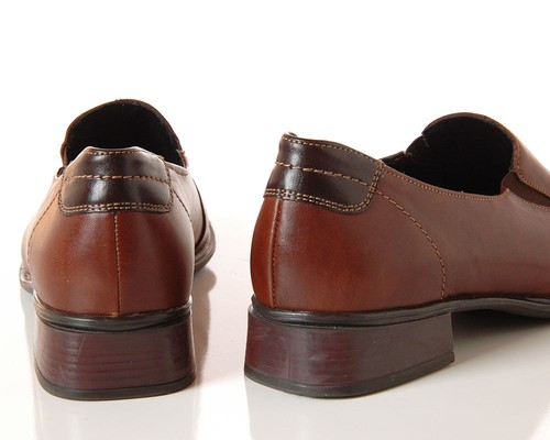 Rieker Antistress Brown Leather Slip On Casual Loafer Womens 38 US Size 7 7.5 - Picture 6 of 8