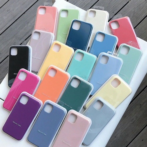 Original Silicone Full Cover Case For iPhone 15 14 13 12 11 Pro Max Mini X XR - 第 22/62 張圖片