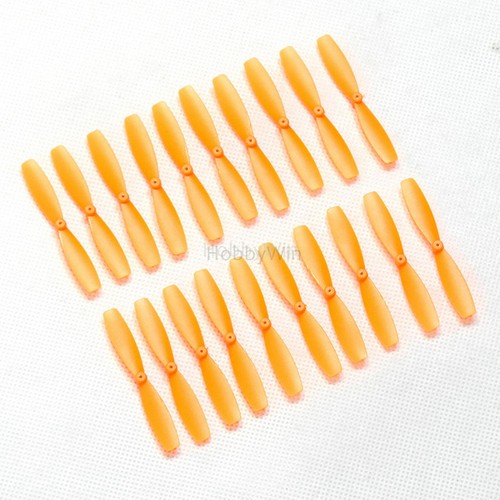 55mm Propeller Orange CW CCW 10 pairs for RC Racing Drone Quadcopter Multirotor - Picture 8 of 12