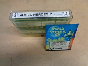 10186-WORLD-HEROES-2-MINI-MARQUEE-NEO-GEO-MVS-CARTRIDGE-pcb-board-arcade-game