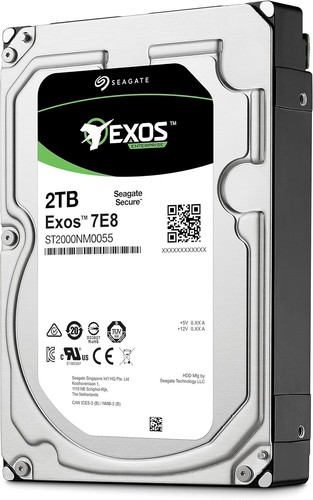 Seagate EXOS 7E8 ST2000NM0055 2TB 72000U/Min 128MB SATA III 3.5'' Inch - Picture 3 of 4