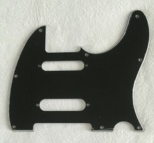 For Fender Telecaster Nashville Tele SS Guitar Pickguard,3 Ply Black