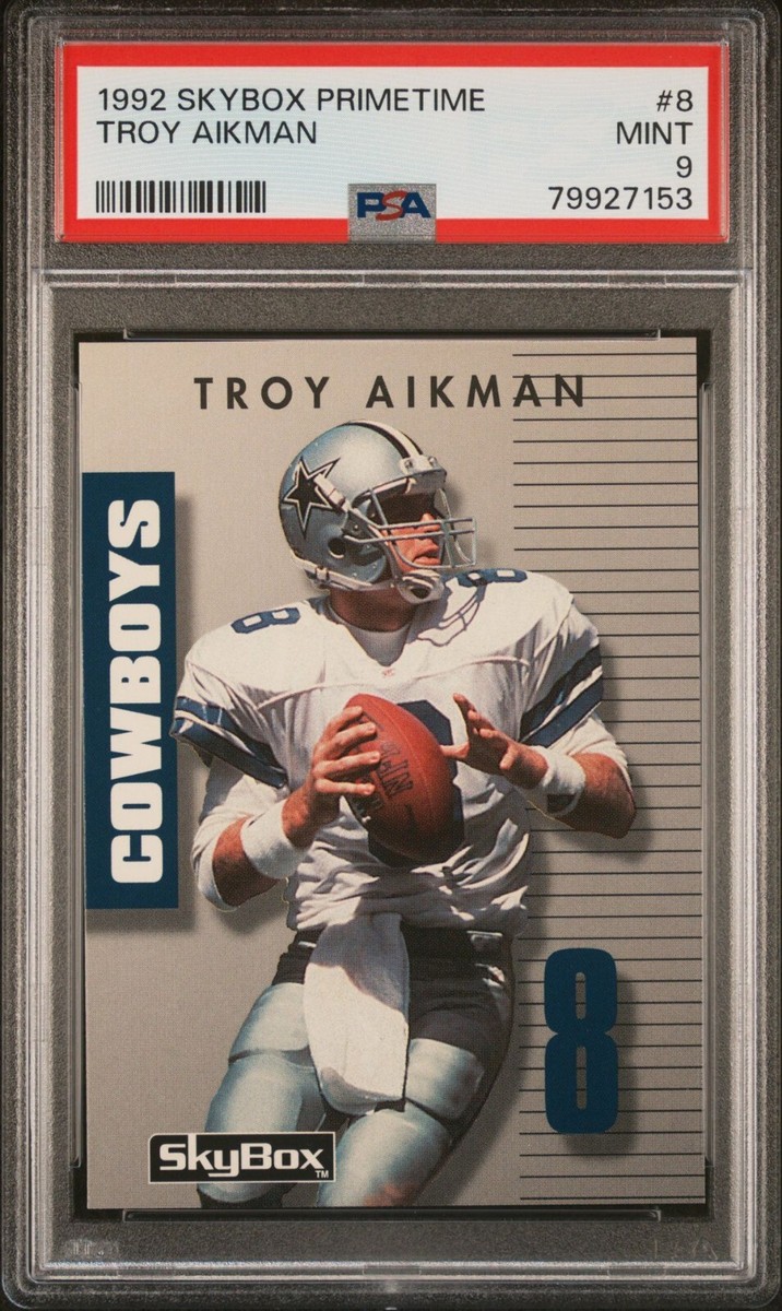 Troy Aikman - 1992 Skybox Primetime PSA 9 | eBay