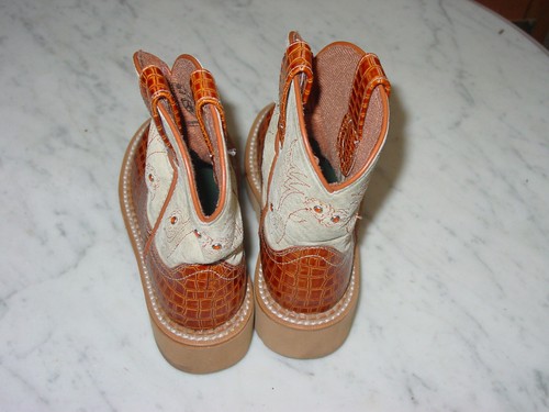 Ariat 31657C Fatbaby Cowgirl Brown Toddler Boots! Size 10C - Picture 3 of 15