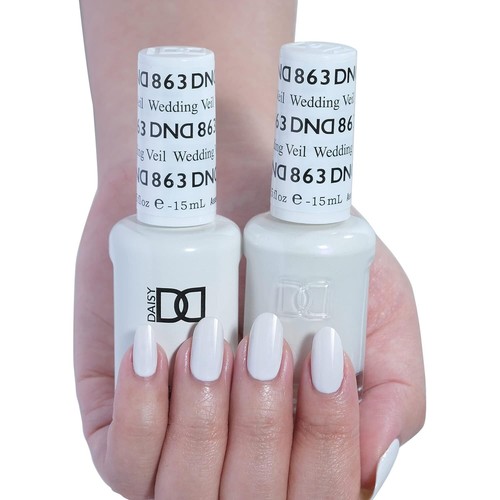 DND Set - Gel Polish and Nail Polish, 863 Wedding Veil - Bild 2 von 4