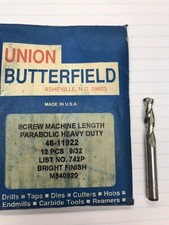 12 pcs. 9/32 COBALT HD 135 DEG. SP/PT PARABOLIC SCREW MACHINE DRILL USA (loc C3)