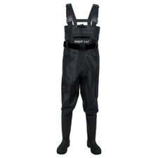 Anti-Abrasion Chest Waders - PVC/Nylon Waterproof for Hunting & Farming