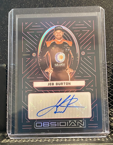 Jeb Burton 2023 Chronicles - Obsidian Etch Pink Auto #14/25   - Bild 1 von 2