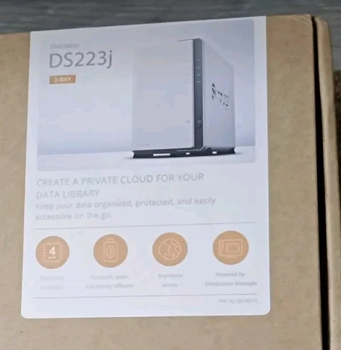 Synology DiskStation DS223j 2 Bay NAS Storage Array