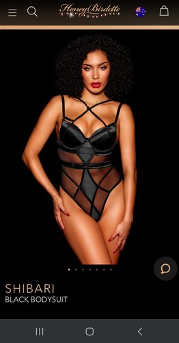 Honey Birdette bodysuit Shibari 12C