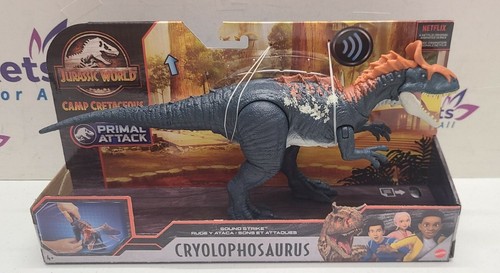Jurassic World Camp Cretaceous: CRYOLOPHOSAURUS Action Figure Primal Attack NEW - Picture 1 of 12