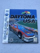 Daytona USA (Sega Saturn, 1995) Not For Resale NFR Disc & Sleeve