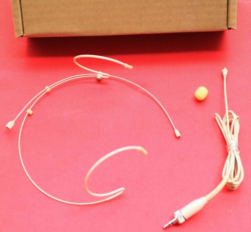 Replaceable Connector Headset Headworn Hook Microphone for Sennheise G1 G2 G3 - Picture 4 of 9