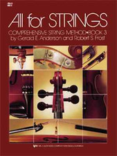 "ALL FOR STRINGS" BOOK 3 CELLO BRAND NEW MUSIC BOOK INTERMEDIATE METHOD ON SALE