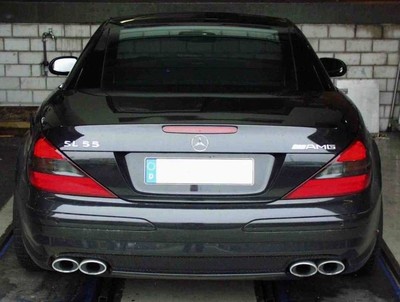 Mercedes Sl 55 Amg Edelstahl Sport Auspuff Soundwunsch Ebay