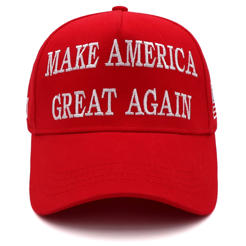 Donald Trump 2024 MAGA Baseball Cap verstellbar Baumwolle - rot - Bild 2 von 12