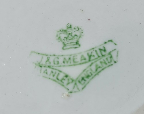 Antique J&G Meakin Covered Vegetable Bowl Pot Serving Bowl Ornately Decorated Ci - Picture 8 of 8