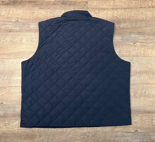 Brooks Brothers Vest Mens Size 2XL Quilted Full Zip Navy - NWOT - Picture 4 of 10