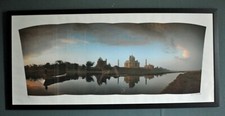 Framed Art Photograph Huge India Panorama Yamuna, Taj Amit Pasricha Signed No.1