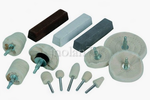 14 Piece ALUMINUM BUFFING POLISHING KIT Buffer Polisher Auto & Motorcycle Detail - Picture 3 of 5