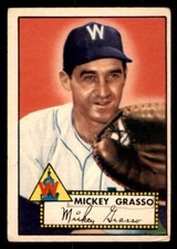 1952 Topps Baseball #90 Mickey Grasso PR *e1