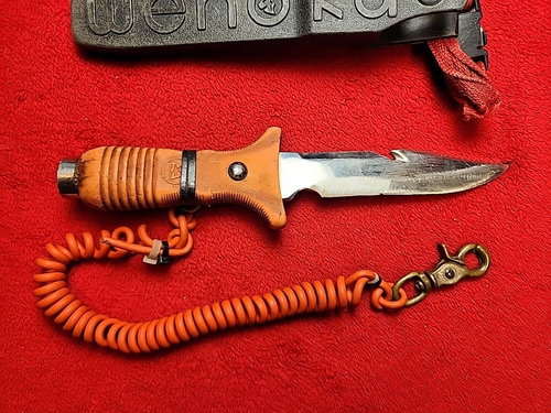 Vintage Dive Knife Wenoka Blackie Collins No 8533 Japan Scuba Diving Divers Old - Picture 2 of 9