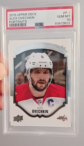 2015 UPPER DECK ALEX OVECHKIN UD PORTRAITS #P-1 PSA 10 GREAT 8 POP 5 - Picture 3 of 5