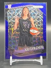 2025 Panini Prizm WNBA Kaitlyn Chen Blue Velocity Rookie #143 Valkyries RC