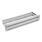 19" Patchpanel Pole rozdzielcze 48-portowe 2U do modułu Keystone Jack szary ProfiPatch