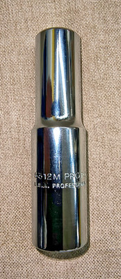 12mm Proto J5312M Metric Deep Socket 12 Point Socket 1/2'' Drive Professional