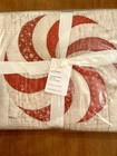 NEW Pottery Barn Full/Queen PEPPERMINT SWIRL Reversible QUILT