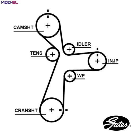 TIMING BELT 5696XS FOR HYUNDAI TUCSON/SUV/Van/III i40/CW KONA i30/Kombi KAUAI - Picture 1 of 9