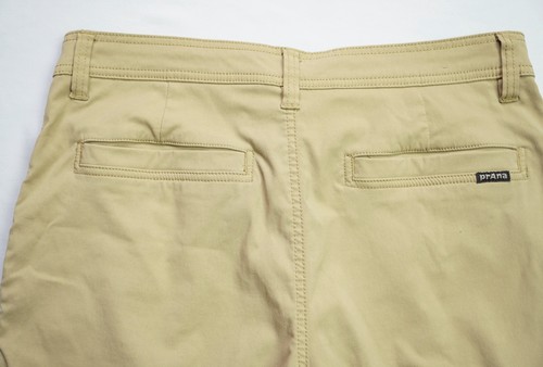 prAna Zion Chino Shorts mens Bermuda size W33 L11 M Medium M31171153 STRETCH - Picture 8 of 11