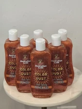 (6-Pack) Australian Gold Solar Dust Tanning Gel with Golden Shimmer, Size 8 oz