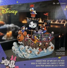 Disney Animated Pirate Ship with Lights and Music Halloween (NEW)