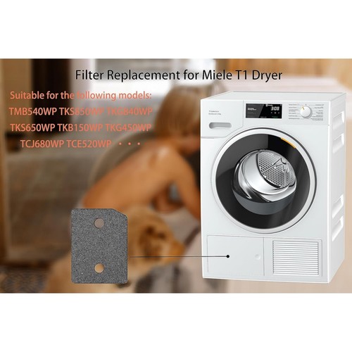 5PCS Dryer Plinth Filter Replacement Part For Miele T1 Dryer OEM: 9164761 - Picture 8 of 16
