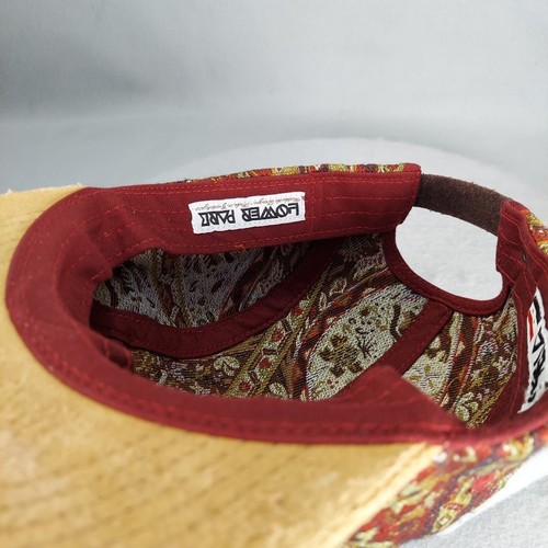 Lower Park Syria 5-Panel Hat Cap Camp Leather Strapback Suede Brim Middle East - Picture 22 of 23