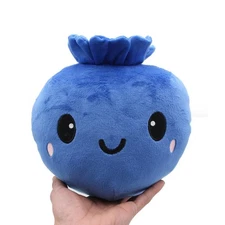 20cm Smile Blueberry Plush Toy Soft Stuffed DOLL Squishy Fruit Plushie for Gift