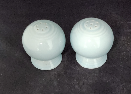 New Fiesta Ball Salt & Pepper Shakers, SKY Blue Fiestaware - Picture 2 of 3