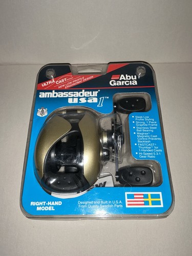 Abu Garcia Ambassadeur USA 1 Angelrolle Baitcast Made In USA Schweden Teile RH - Bild 10 von 10