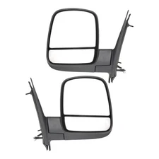 Power Heated Mirrors For 2008-2021 Chevrolet Express 2500 LH & RH Textured Black