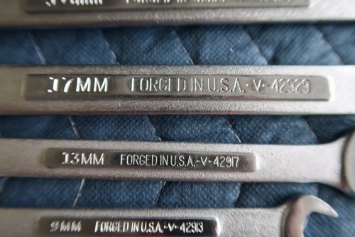 Llave combinada métrica 12pt Craftsman USA serie V 6 piezas gran forma ver fotos - Imagen 3 de 14
