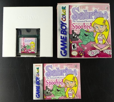 Sabrina The Animated Series: Spooked (Nintendo Game Boy Color, 2001) CIB