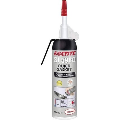SCHWARZE SILIKONDICHTUNG QUICK GASKET, LOCTITE SI 5980 KARTUSCHE 100 ml