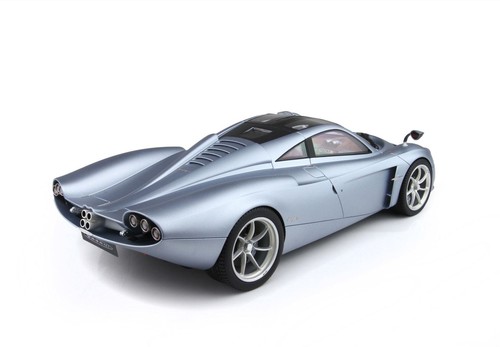 BBR Pagani Huayra Codalunga Azzurro Sardegna Matt 1/18. P18228A - Picture 5 of 9