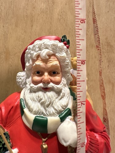 Danbury Mint Ohio State University Buckeyes Santa Figurine Brutus Certificate - Picture 8 of 13