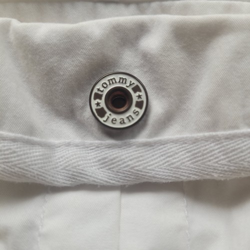 Vintage Y2K Tommy Hilfiger Women's Size 11 White Cotton Capri Cargo Pants - Picture 7 of 12